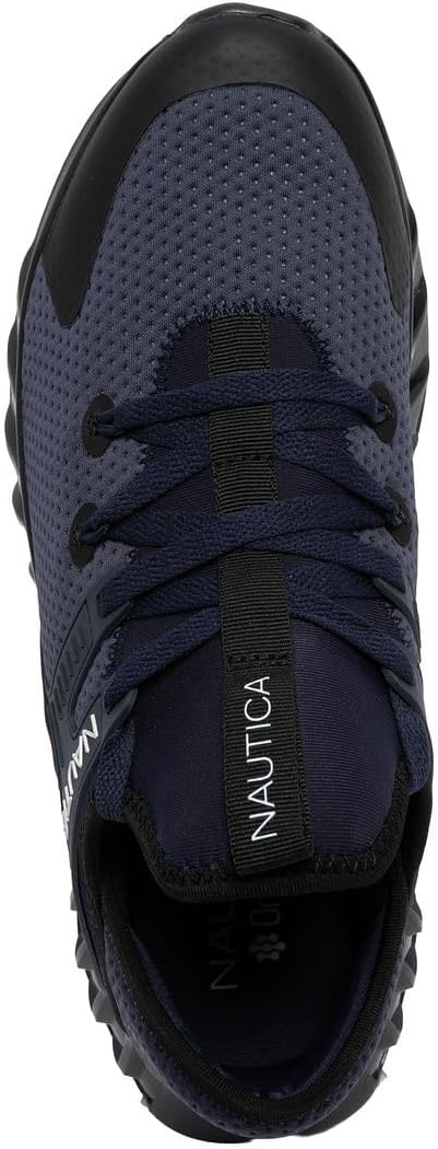image:imageNautica Mens Casual Fashion Sneakers Lightweight LaceUp Athletic Walking Shoes for Gym amp Tennis ComfortableNavy Blackkediri