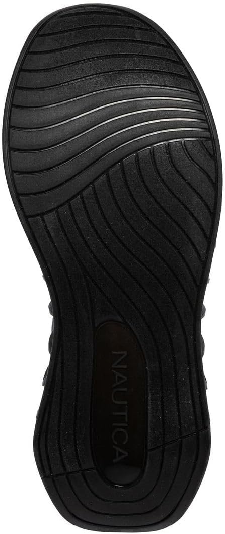 image:imageNautica Mens Casual Fashion Sneakers Lightweight LaceUp Athletic Walking Shoes for Gym amp Tennis ComfortableNavy Blacklazith