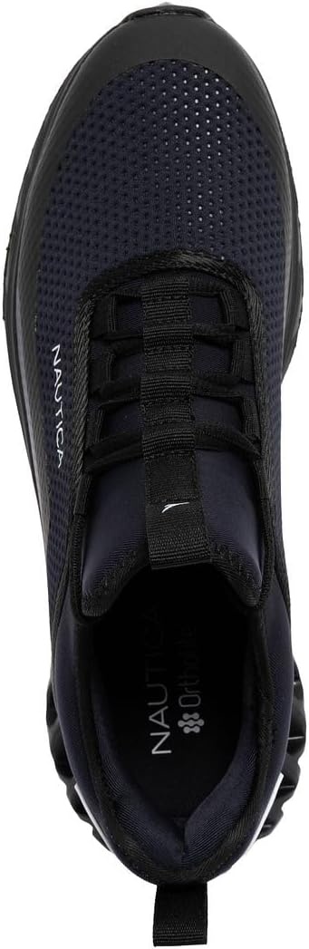 image:imageNautica Mens Casual Fashion Sneakers Lightweight LaceUp Athletic Walking Shoes for Gym amp Tennis ComfortableNavy Blackwyern