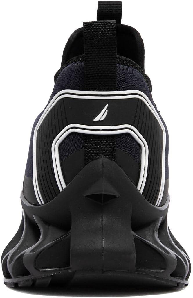image:imageNautica Mens Casual Fashion Sneakers Lightweight LaceUp Athletic Walking Shoes for Gym amp Tennis ComfortableNavy Blackwyern