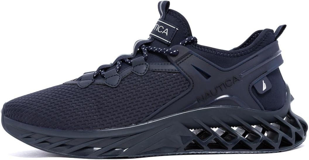 image:imageNautica Mens Casual Fashion Sneakers Lightweight LaceUp Athletic Walking Shoes for Gym amp Tennis ComfortableNavy Tonalwandal