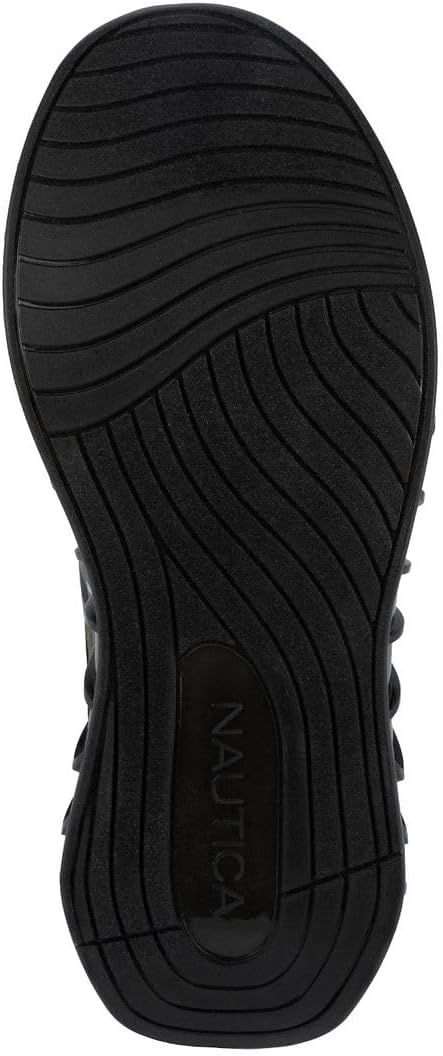 image:imageNautica Mens Casual Fashion Sneakers Lightweight LaceUp Athletic Walking Shoes for Gym amp Tennis ComfortableOlive Black
