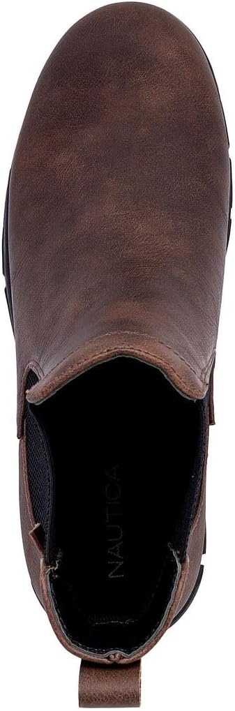 image:imageNautica Mens Chelsea Boot SlipOn Dress Ankle Shoe Chukka Desert BootsWuzerBrown Smooth