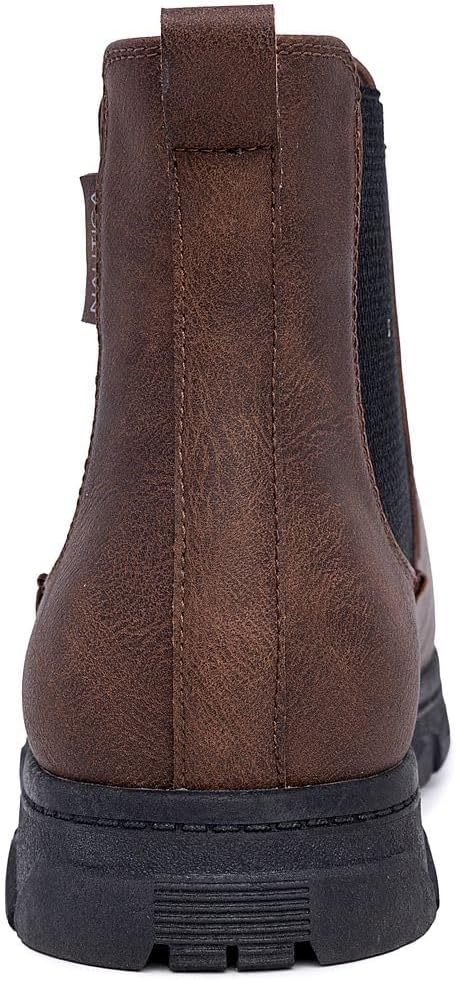 image:imageNautica Mens Chelsea Boot SlipOn Dress Ankle Shoe Chukka Desert BootsWuzerBrown Smooth