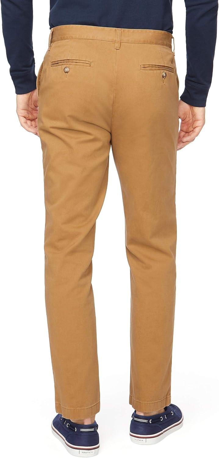 image:imageNautica Mens Chino PantsOyster Brown