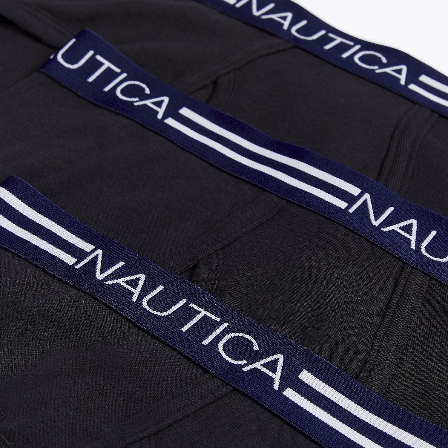 image:imageNautica Mens Classic Cotton 3pack Fly Front BriefsBlack 3 Pack