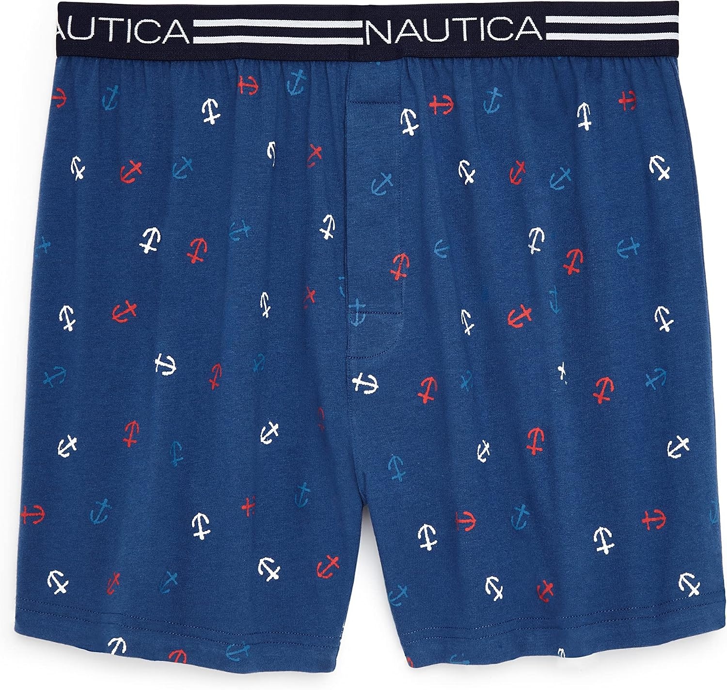 image:imageNautica Mens Classic Cotton Loose Knit BoxerScribble AnchorUndercurrent