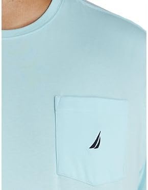 image:imageNautica Mens Classic Fit Pocket TShirtBright Aqua