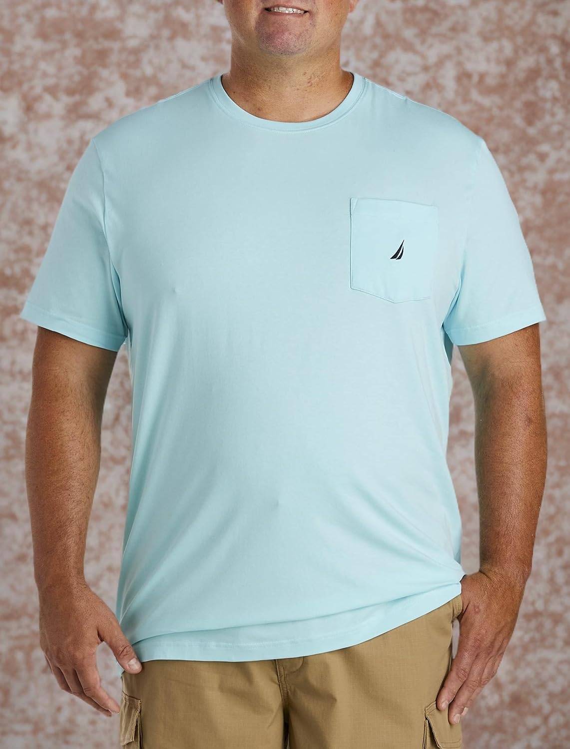 image:imageNautica Mens Classic Fit Pocket TShirtBright Aqua