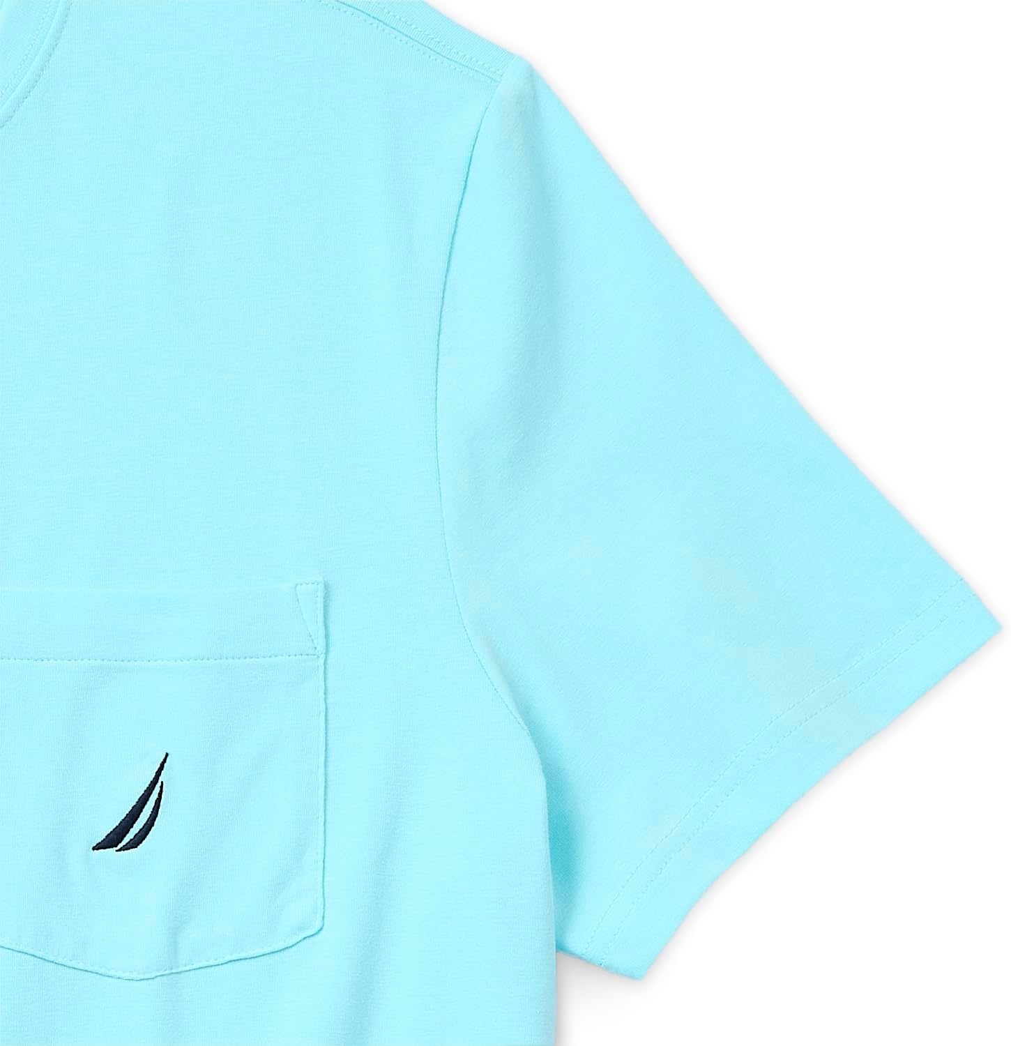 image:imageNautica Mens Classic Fit Pocket TShirtBright Aqua Blue