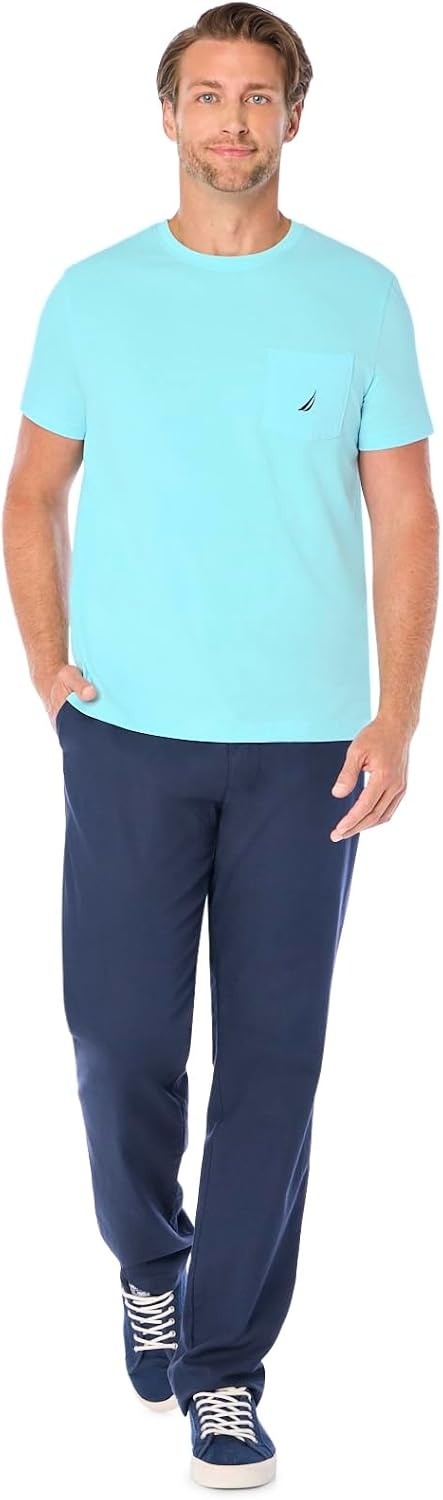 image:imageNautica Mens Classic Fit Pocket TShirtBright Aqua Blue