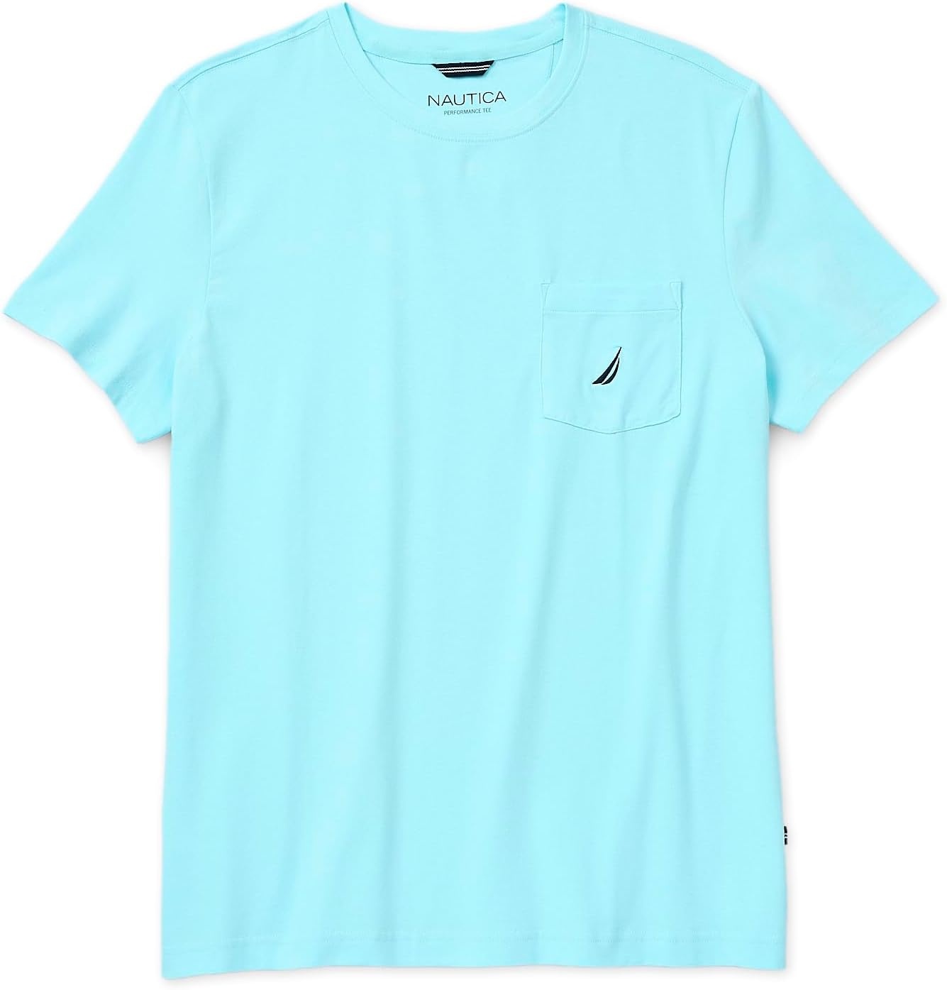 image:imageNautica Mens Classic Fit Pocket TShirtBright Aqua Blue