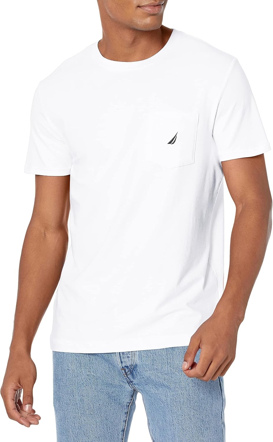 image:imageNautica Mens Classic Fit Pocket TShirtBright White