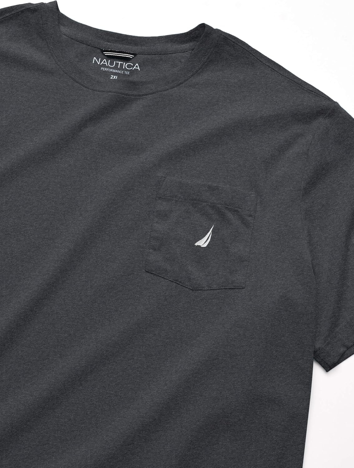 image:imageNautica Mens Classic Fit Pocket TShirtCharcoal Heather