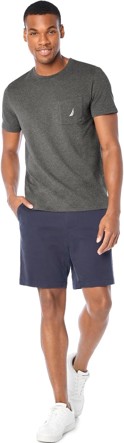image:imageNautica Mens Classic Fit Pocket TShirtCharcoal Heather Light