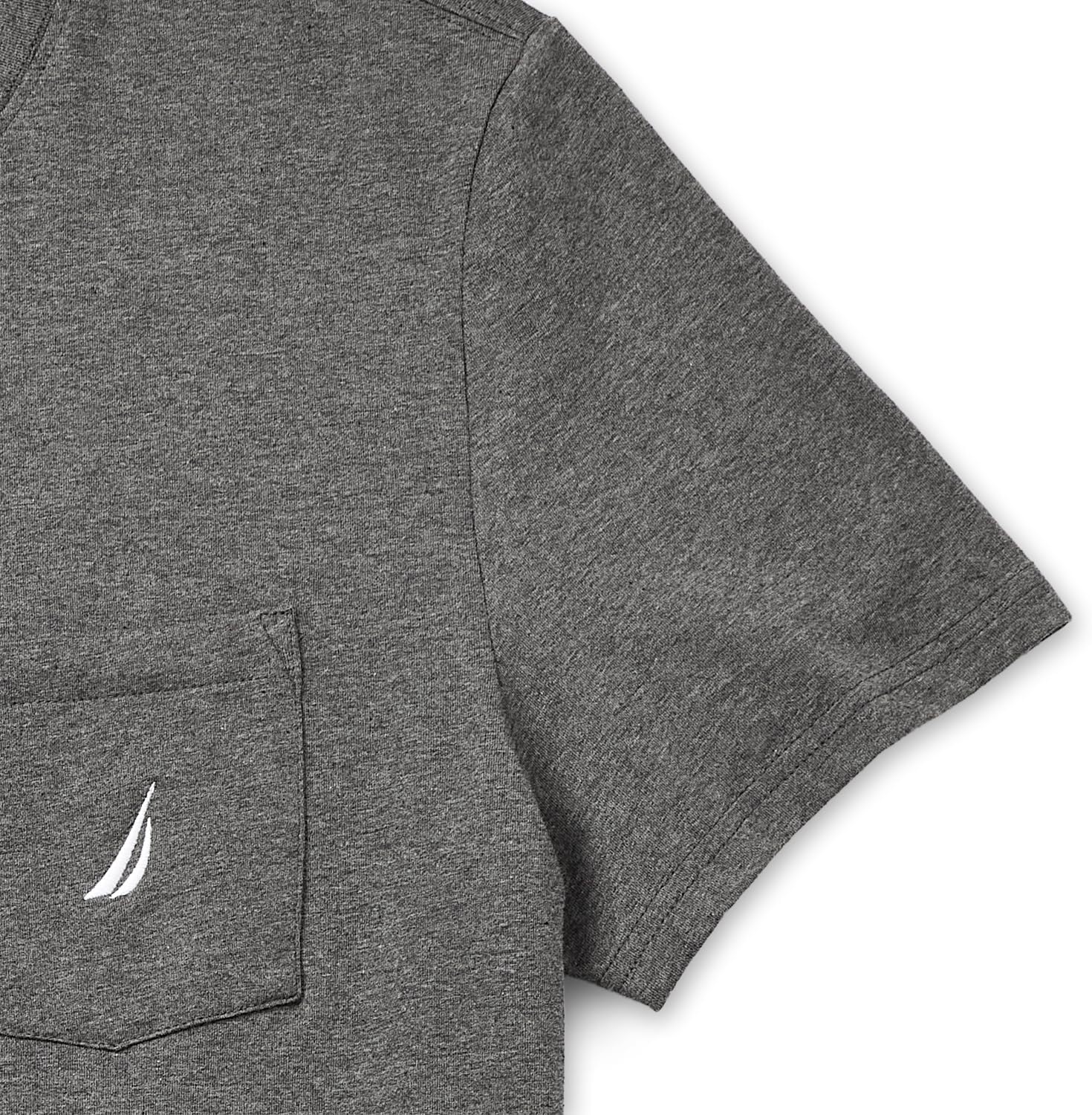 image:imageNautica Mens Classic Fit Pocket TShirtCharcoal Heather Light