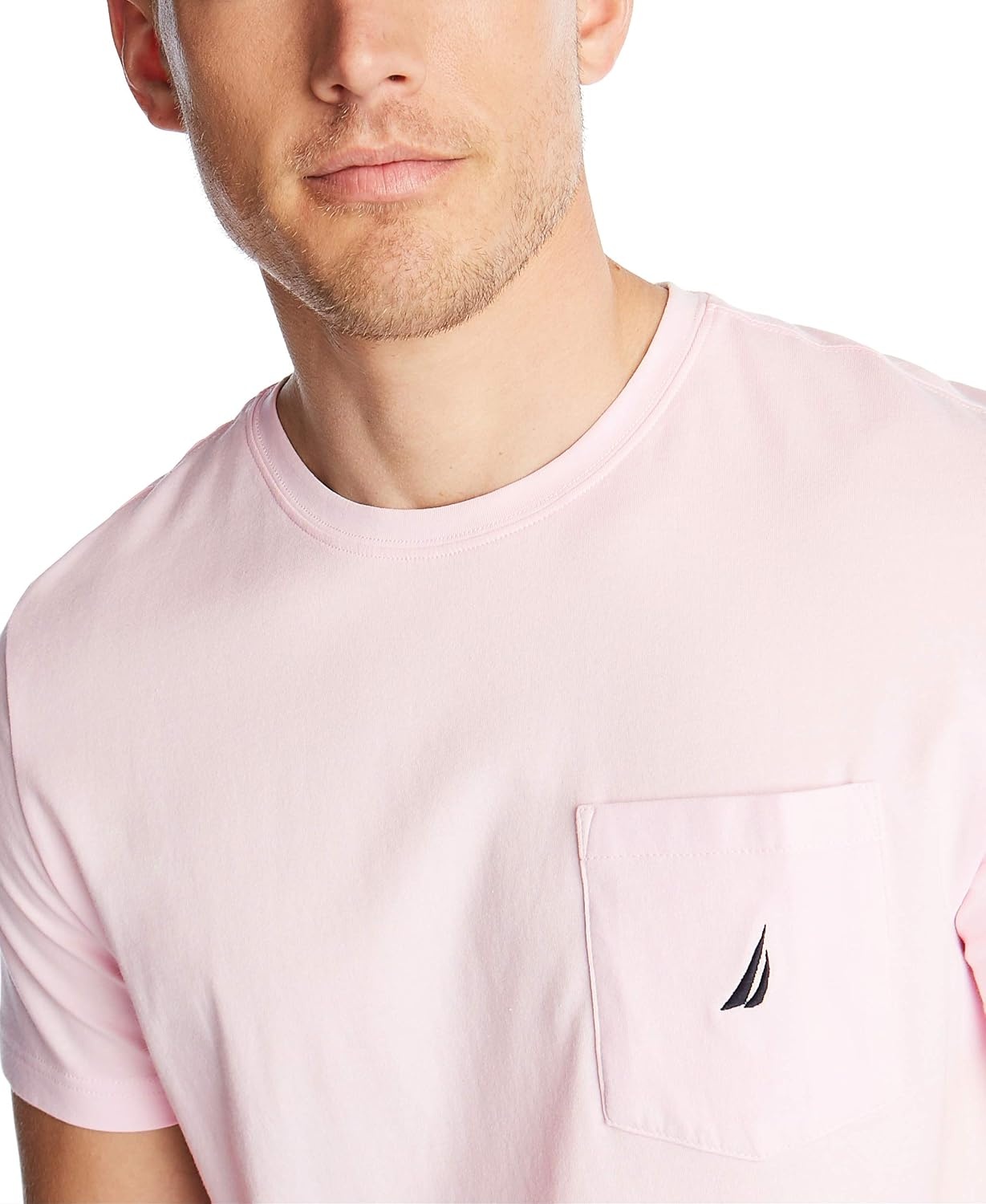 image:imageNautica Mens Classic Fit Pocket TShirtCradle Pink