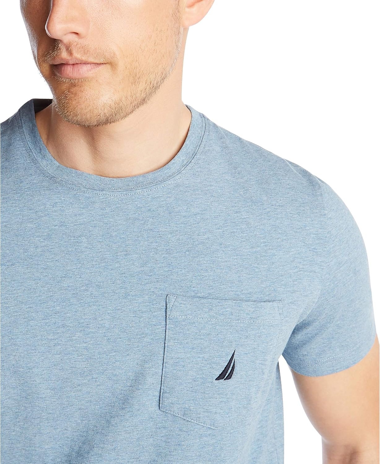 image:imageNautica Mens Classic Fit Pocket TShirtDeep Anchor Heather