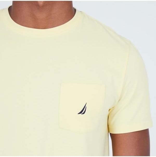 image:imageNautica Mens Classic Fit Pocket TShirtFrench Vanilla