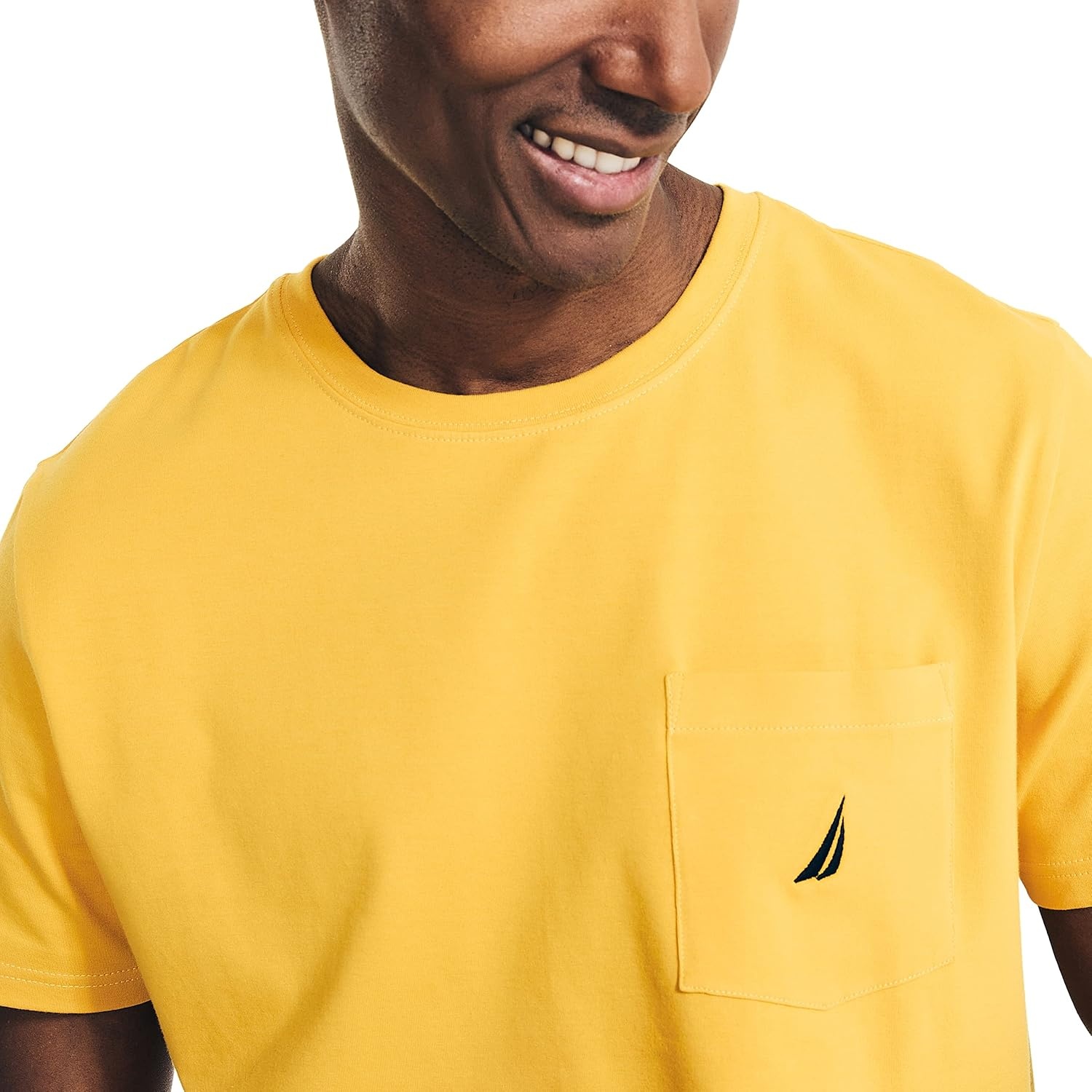 image:imageNautica Mens Classic Fit Pocket TShirtLightning Gold