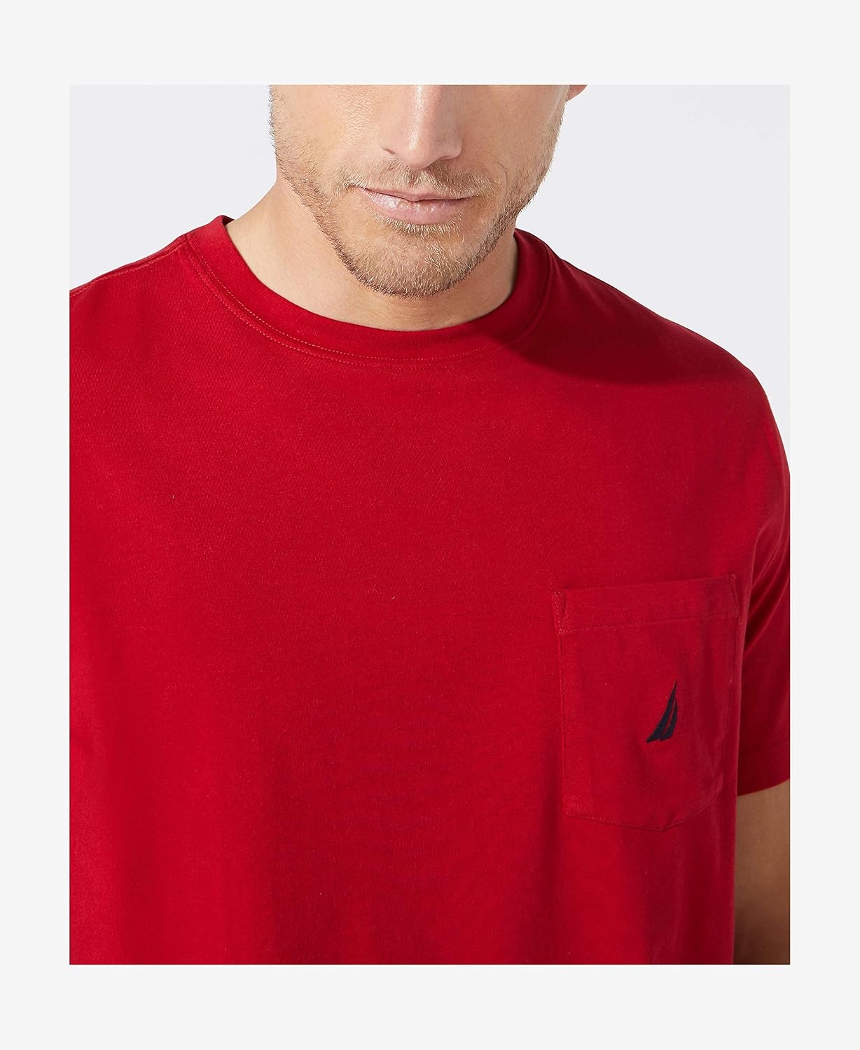 image:imageNautica Mens Classic Fit Pocket TShirtNautica Red