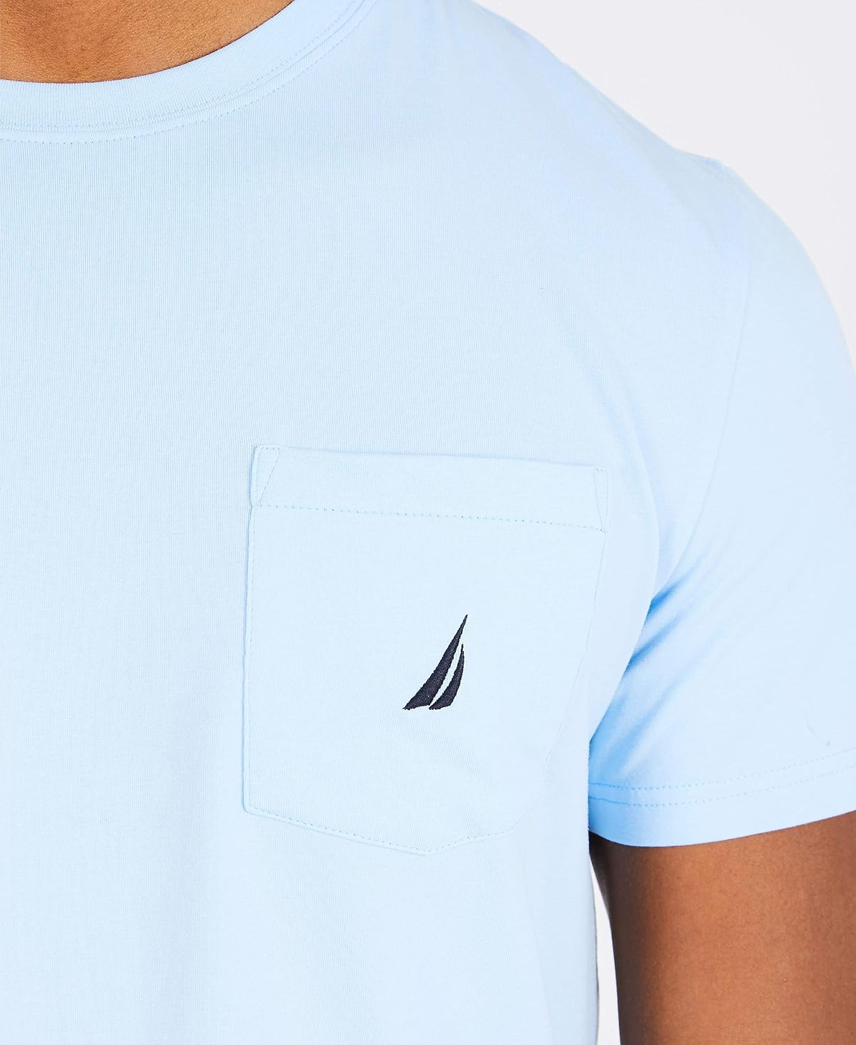 image:imageNautica Mens Classic Fit Pocket TShirtNoon Blue