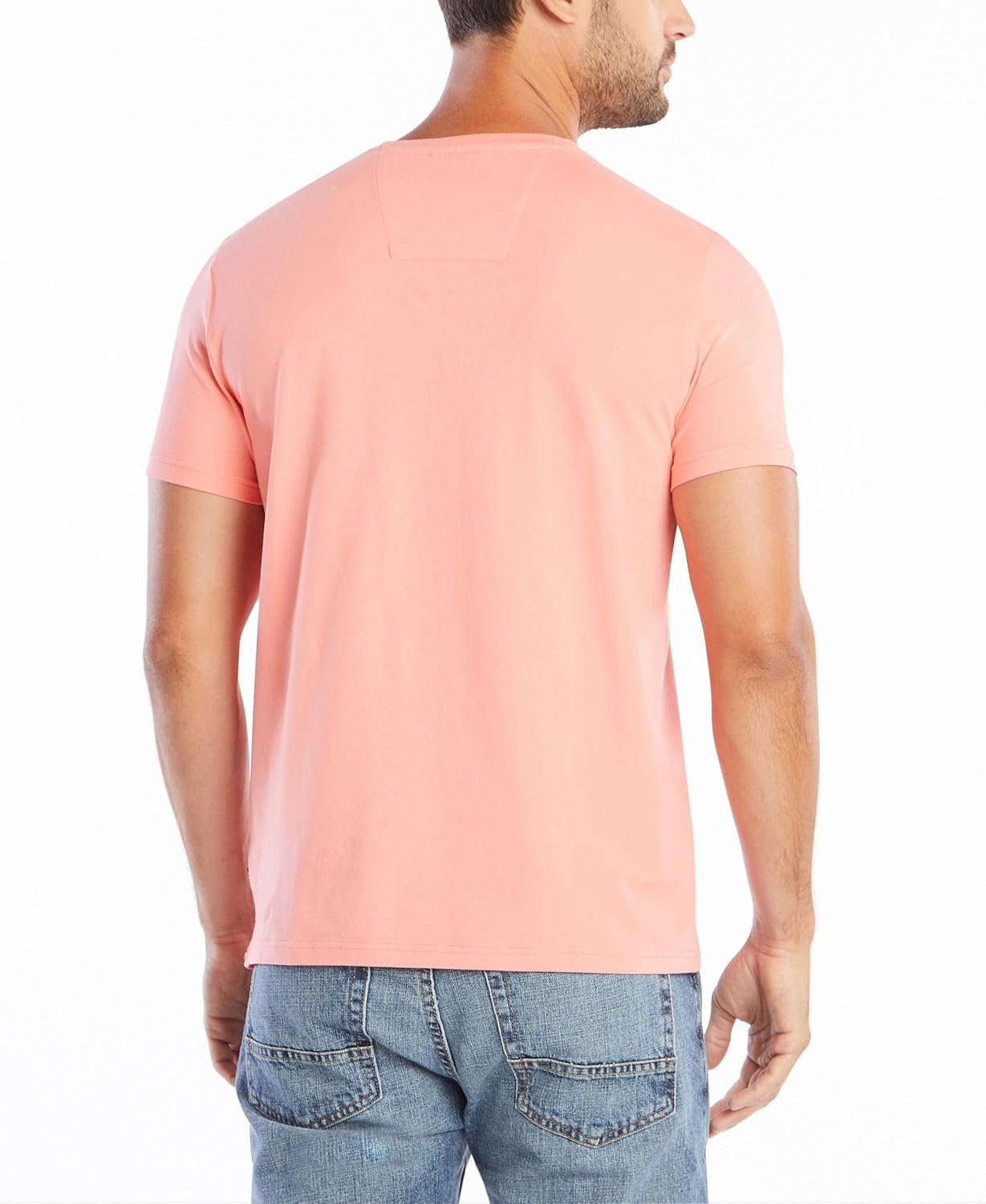 image:imageNautica Mens Classic Fit Pocket TShirtPale Coral Red