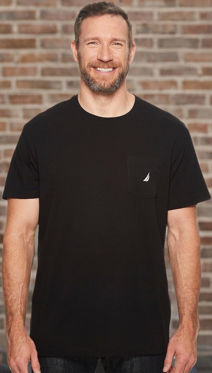 image:imageNautica Mens Classic Fit Pocket TShirtTrue Black