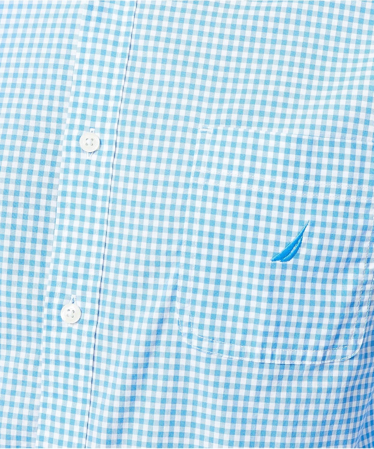 image:imageNautica Mens Classic Fit Stretch Solid Long Sleeve Button Down ShirtLight French Blue