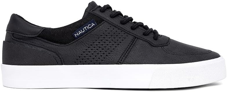 image:imageNautica Mens Classic LaceUp Boat Shoes Low Top Fashion Sneaker Stylish and Comfortable Casual ShoeBlacktriston
