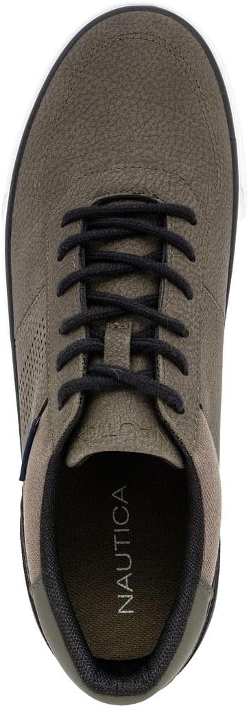 image:imageNautica Mens Classic LaceUp Boat Shoes Low Top Fashion Sneaker Stylish and Comfortable Casual ShoeLight Olivetriston