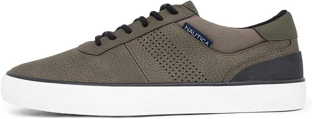 image:imageNautica Mens Classic LaceUp Boat Shoes Low Top Fashion Sneaker Stylish and Comfortable Casual ShoeLight Olivetriston