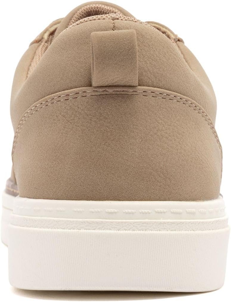 image:imageNautica Mens Classic LaceUp Low Top Fashion Sneaker Loafer Stylish and Comfortable Casual ShoeLight Taupecolson