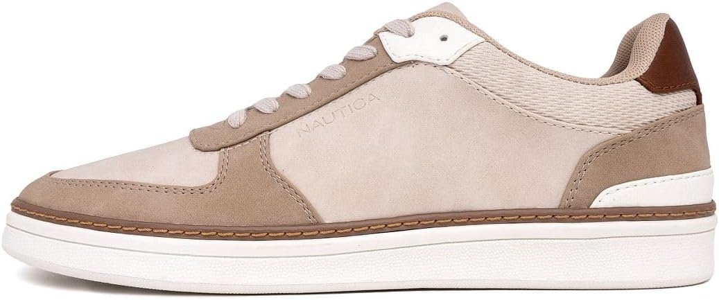 image:imageNautica Mens Classic LaceUp Low Top Fashion Sneaker Loafer Stylish and Comfortable Casual ShoeSandsavar