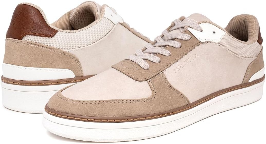 image:imageNautica Mens Classic LaceUp Low Top Fashion Sneaker Loafer Stylish and Comfortable Casual ShoeSandsavar