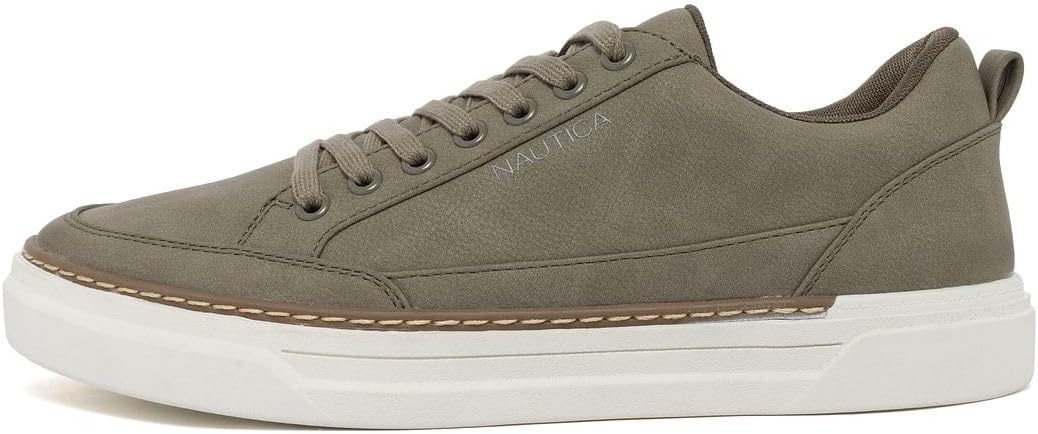 image:imageNautica Mens Classic LaceUp Low Top Fashion Sneaker Loafer Stylish and Comfortable Casual ShoeSlatecolson