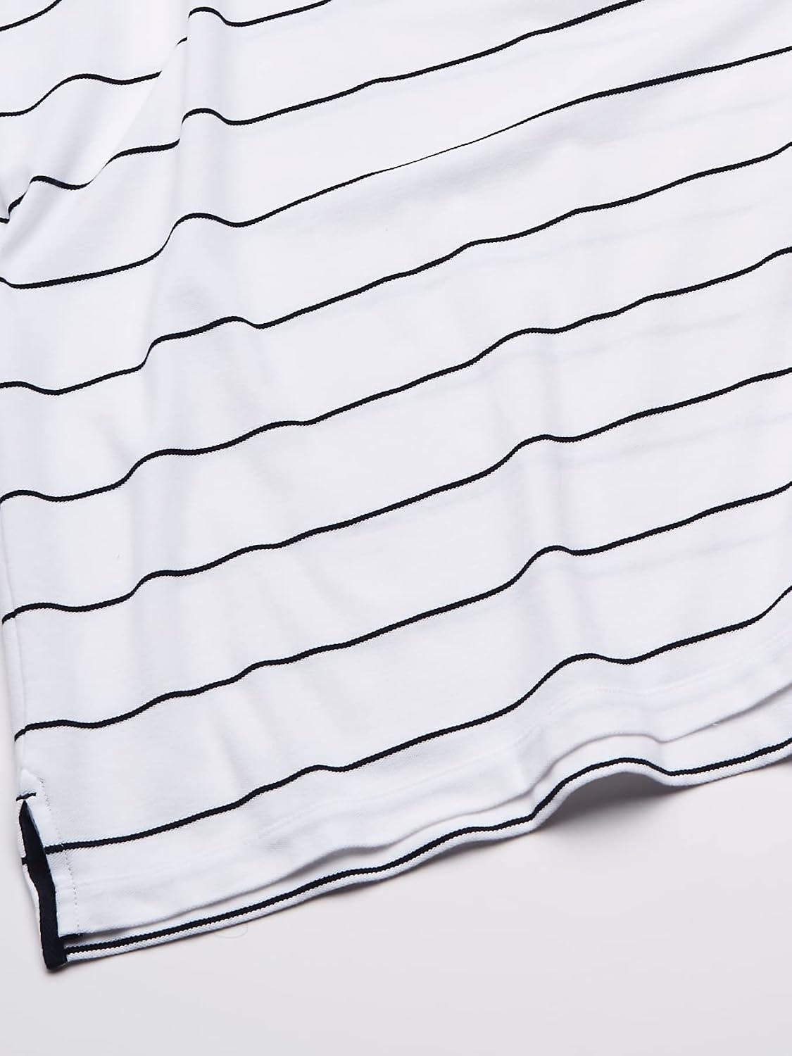 image:imageNautica Mens Classic Short Sleeve Striped Polo ShirtBright White