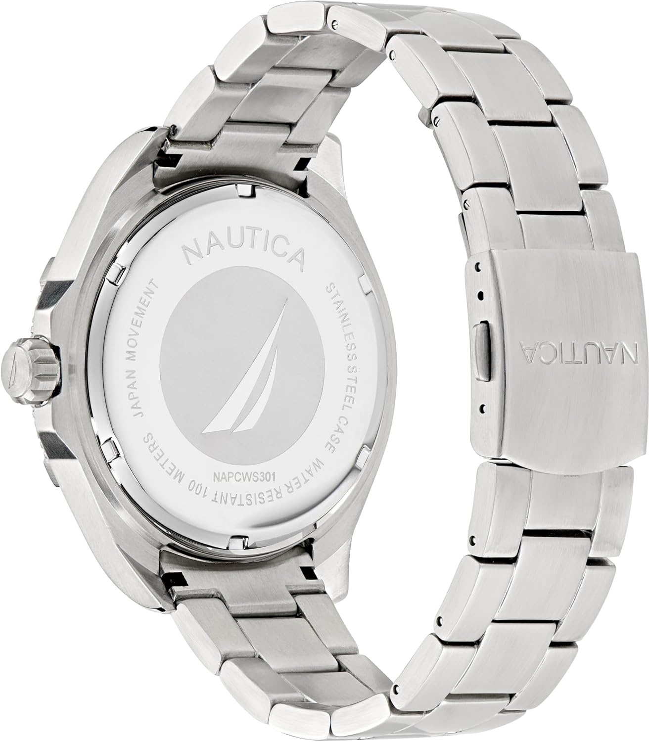 image:imageNautica Mens Clearwater Beach WatchSilverBlueStainless Steel