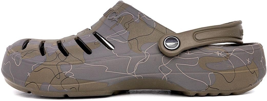 image:imageNautica Mens Clogs Athletic Sports Sandal SlipOn with Adjustable Back Strap Water ShoesFuzzy Slippers River EdgeCamo River Edge