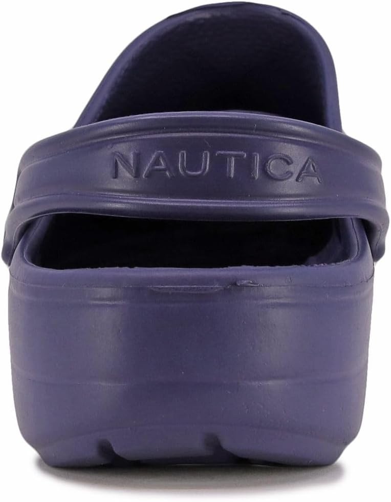 image:imageNautica Mens Clogs Athletic Sports Sandal SlipOn with Adjustable Back Strap Water ShoesFuzzy Slippers River EdgeNavy River Edge