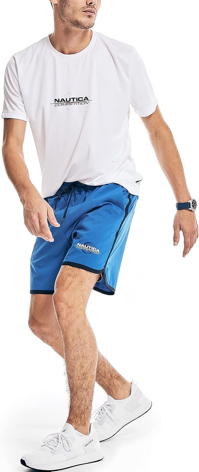 image:imageNautica Mens Competition Sustainably Crafted 7 Performance ShortBright Cobalt