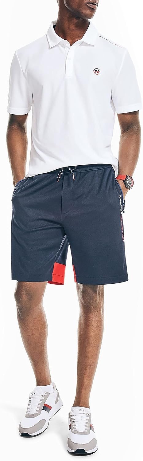 image:imageNautica Mens Competition Sustainably Crafted 9 Performance ShortNavy