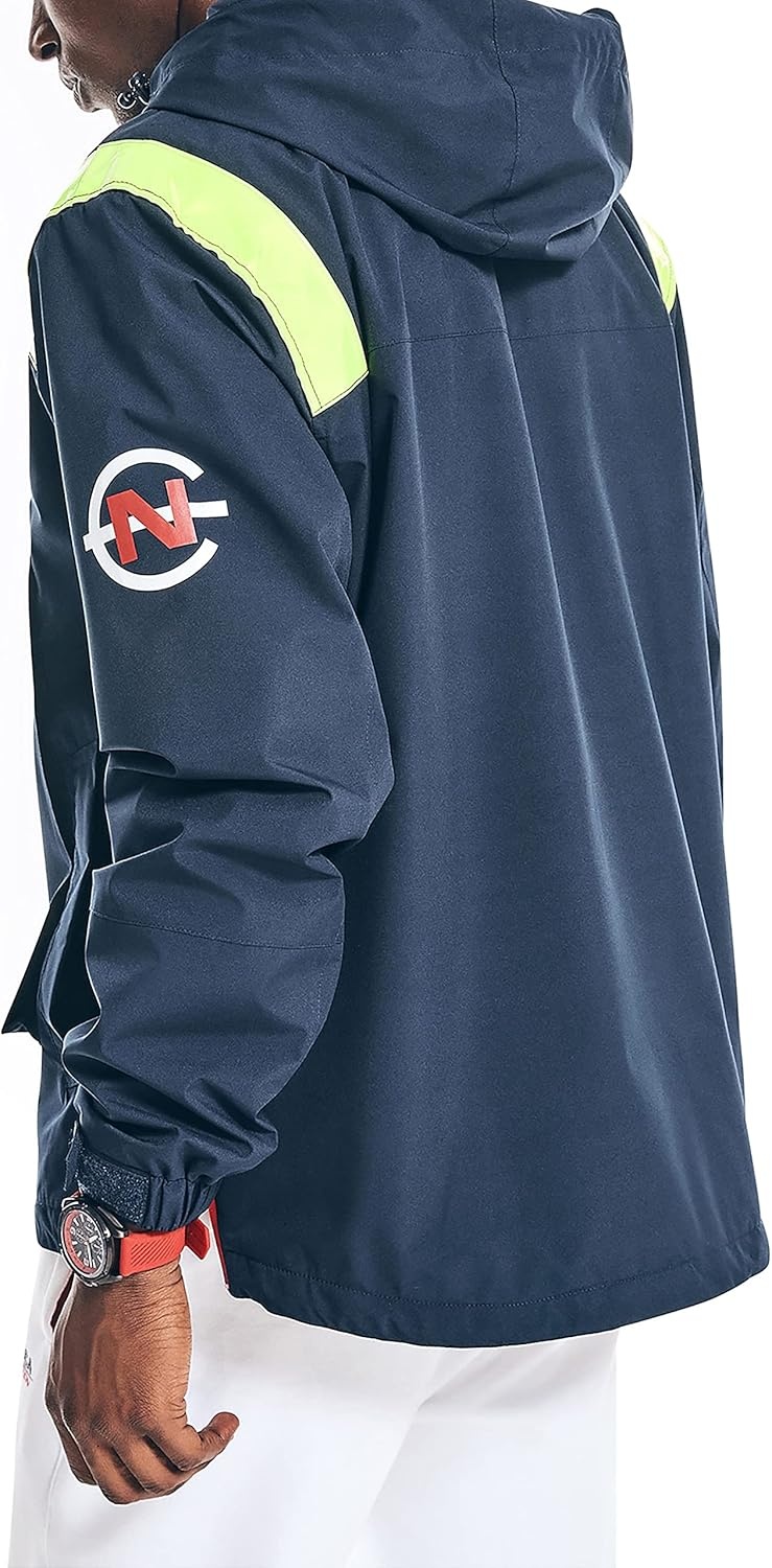 image:imageNautica Mens Competition Sustainably Crafted Anorak JacketNavy