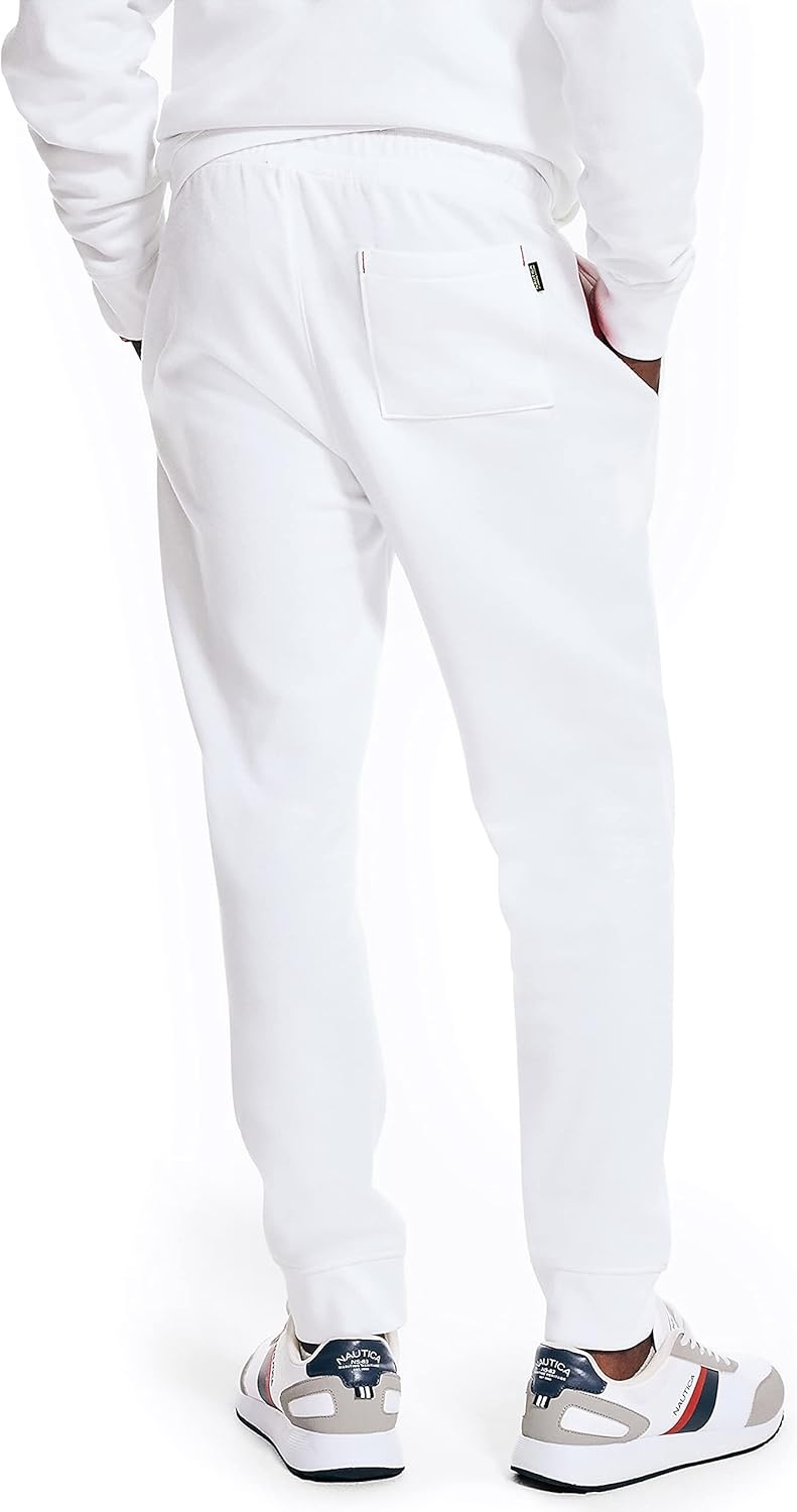 image:imageNautica Mens Competition Sustainably Crafted Fleece JoggerBright White