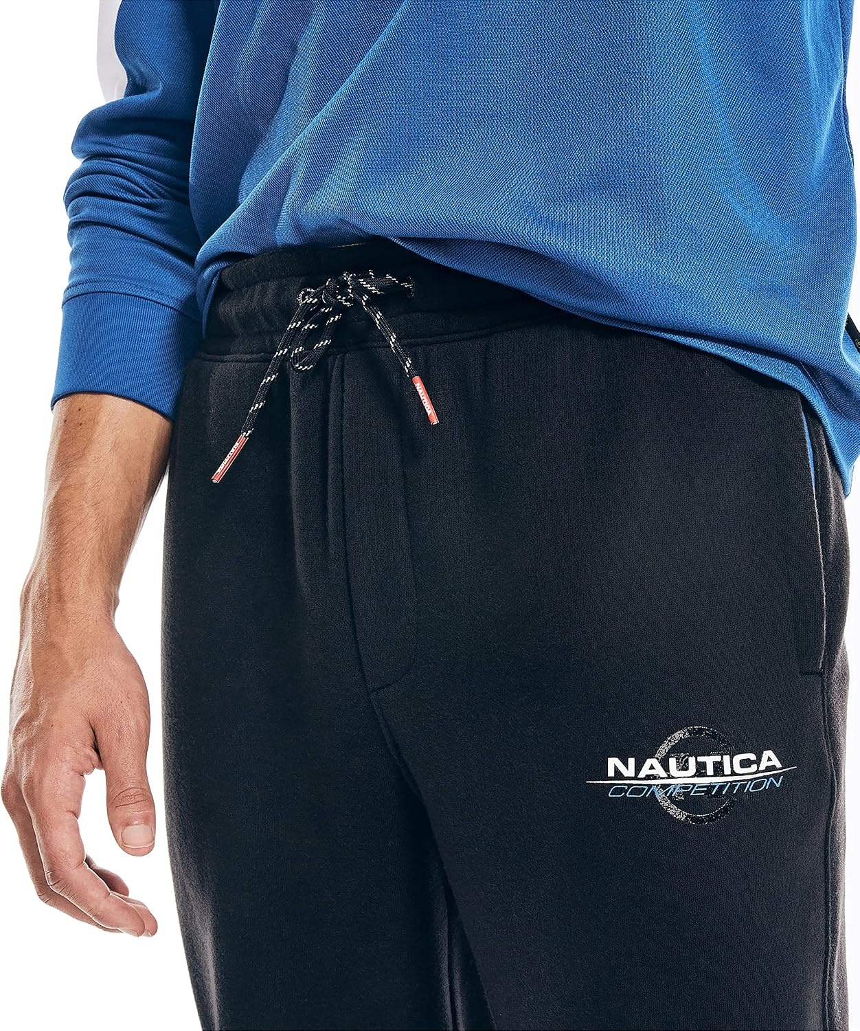 image:imageNautica Mens Competition Sustainably Crafted Fleece JoggerTrue Black