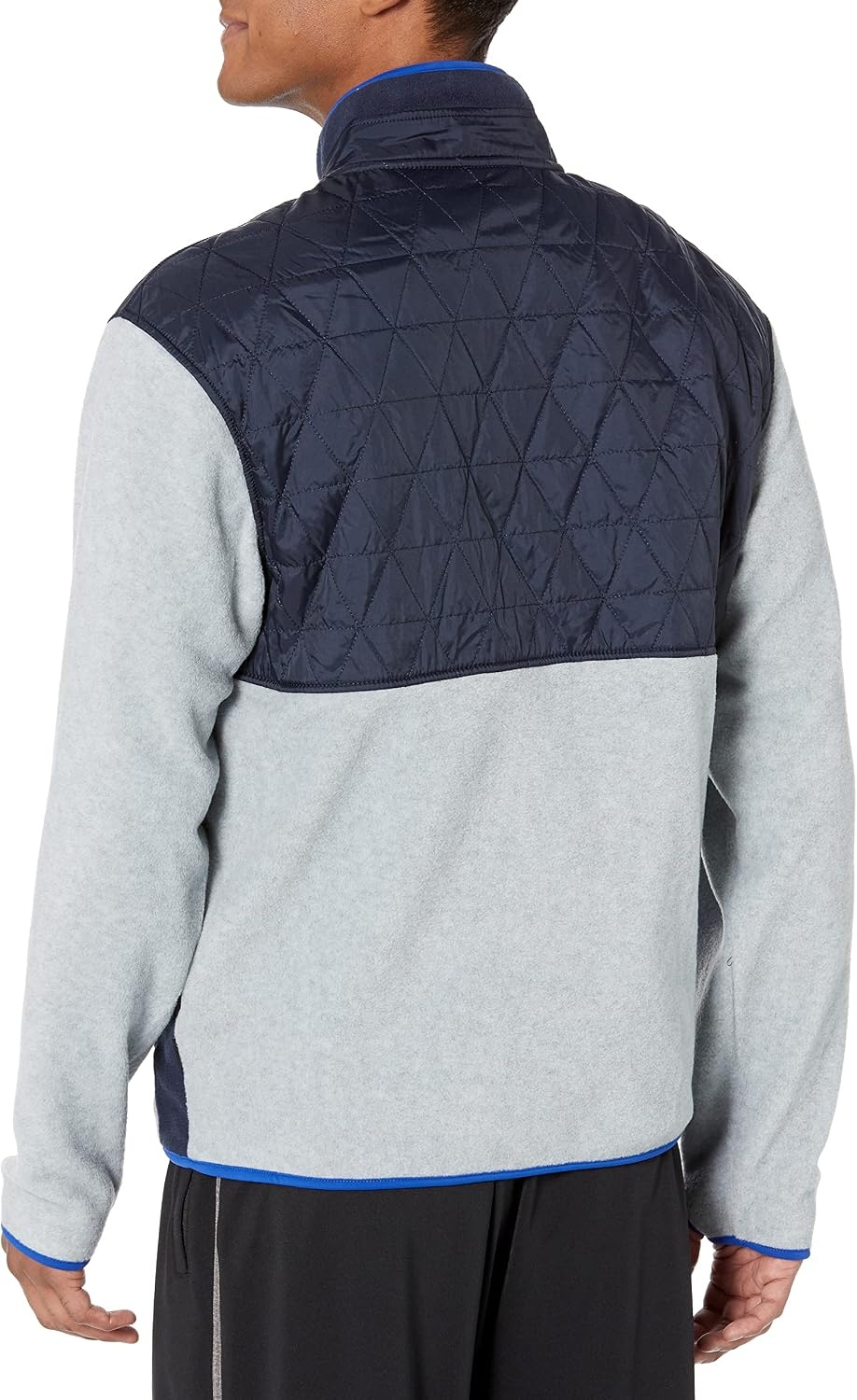 image:imageNautica Mens Competition Sustainably Crafted Fullzip Mockneck JacketGrey Heather