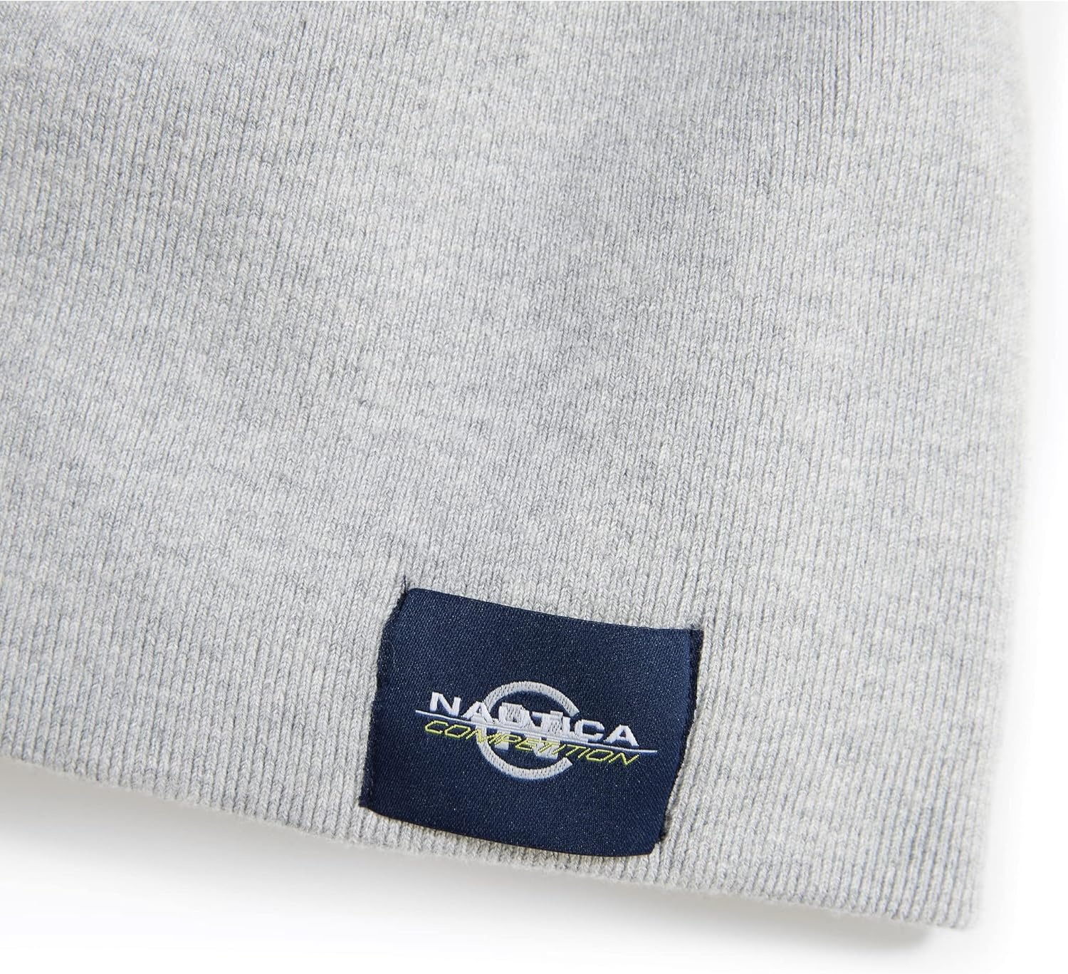 image:imageNautica Mens Competition Sustainably Crafted Logo BeanieGrey Heather
