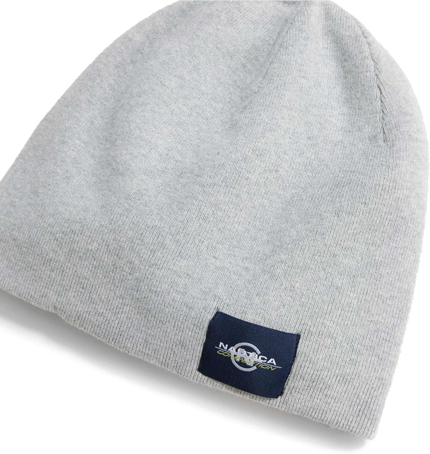 image:imageNautica Mens Competition Sustainably Crafted Logo BeanieGrey Heather