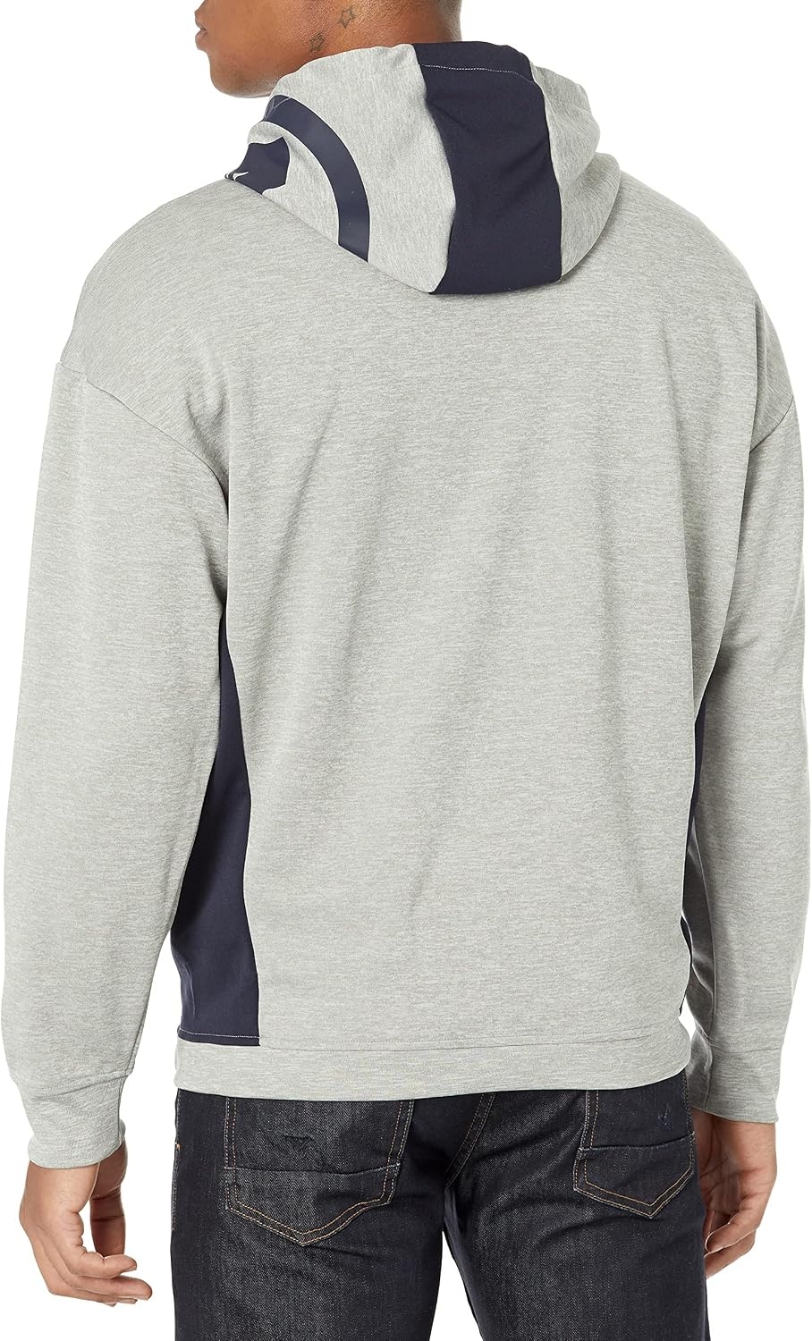 image:imageNautica Mens Competition Sustainably Crafted Logo Drawcord Pullover HoodieGrey Heather