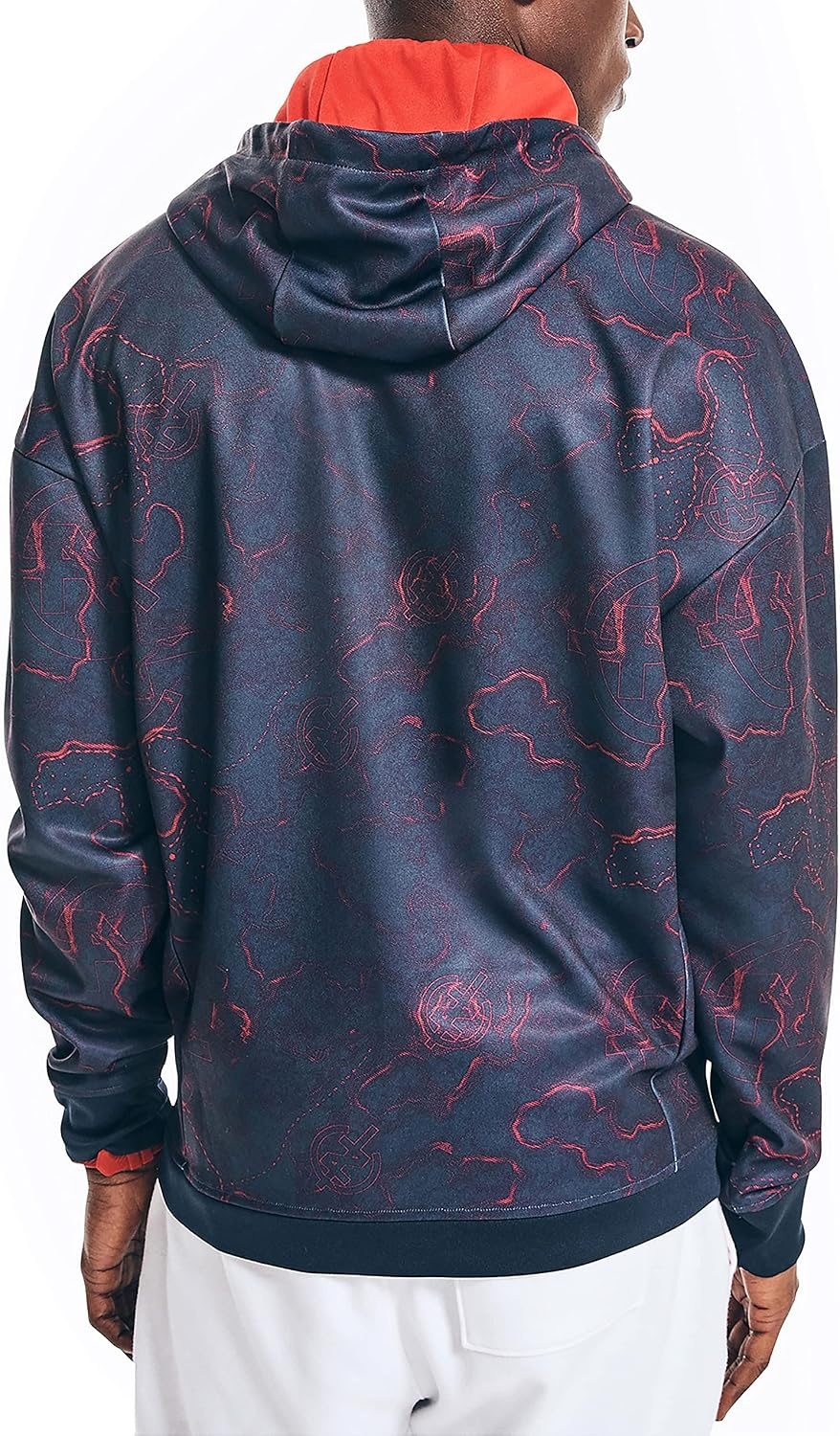 image:imageNautica Mens Competition Sustainably Crafted Printed HoodieNavy